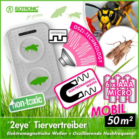 Aparat Anti Insecte Zburătoare – Isotronic – Fluturi, Viespi, Molii – Portabil, 50 mp [1]