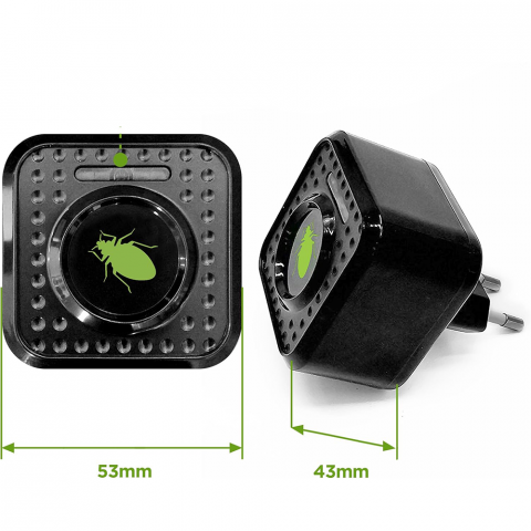 Ploșnițe de pat - Aparat Anti Ploșnițe și Acarieni – Isotronic Bedbug-Free Eye – Ultrasunete, 30 m²