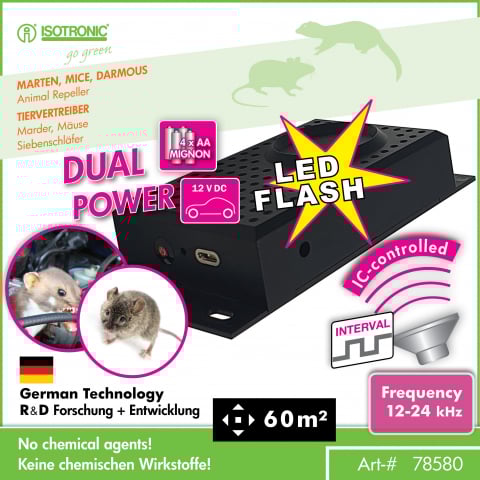 Aparat Anti Rozătoare Auto – Isotronic Dual Power – 30 m² [1]