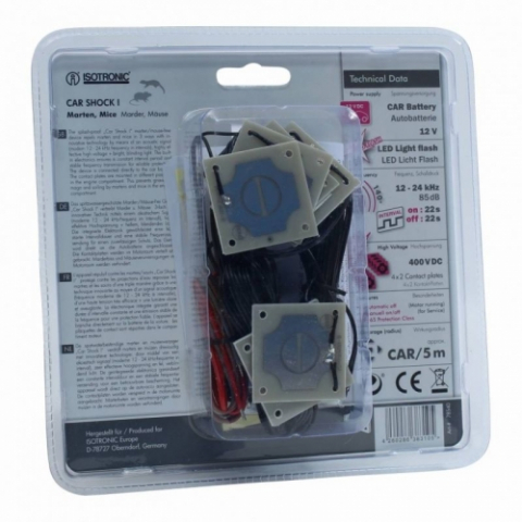 Aparat Anti Rozătoare Auto Shock I "Flash" – Ultrasunete + Electrosocuri 400V, Alimentare 12V [1]