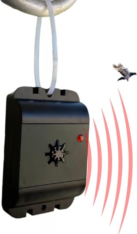 Păsări - Aparat cu Ultrasunete Anti Păsări Portabil – Isotronic Birds Repeller, 40mp, Baterii