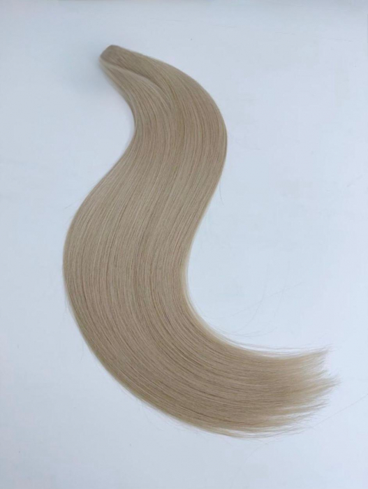 Extensii Cu Nanoring Par Natural Remy 60 Cm Alb Inchis Gri [2]