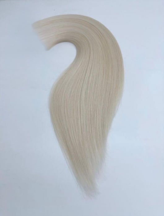 Extensii Tape In Par Natural Remy 60 Cm Blond Deschis Gri [2]