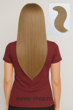 Produse - Extensii Cu Nanoring Par Natural Remy 60 Cm Baza Blond Gri Inchis