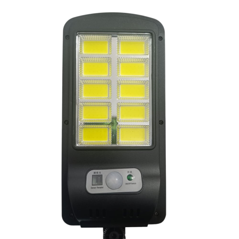 Lampa LED Solara stradala – 100W, 119 LED, IP65 | telecomandă, senzor mișcare, stradală, SMD [1]
