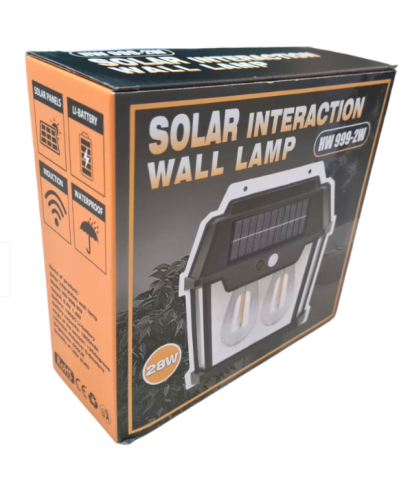 Lampă Solară de Perete – 28W, IP65 | senzor mișcare [1]