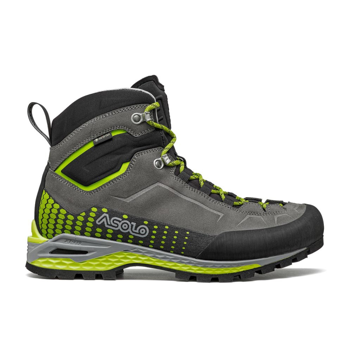 Bocanci Hiking Barbati Asolo Freney Evo Mid LTH GV Graphite/Green Lime [3]