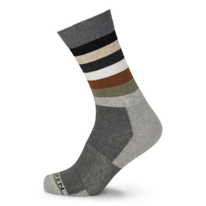 Lorpen T2 Lifestyle Wool Stripe Crew Sosete Unisex [3]