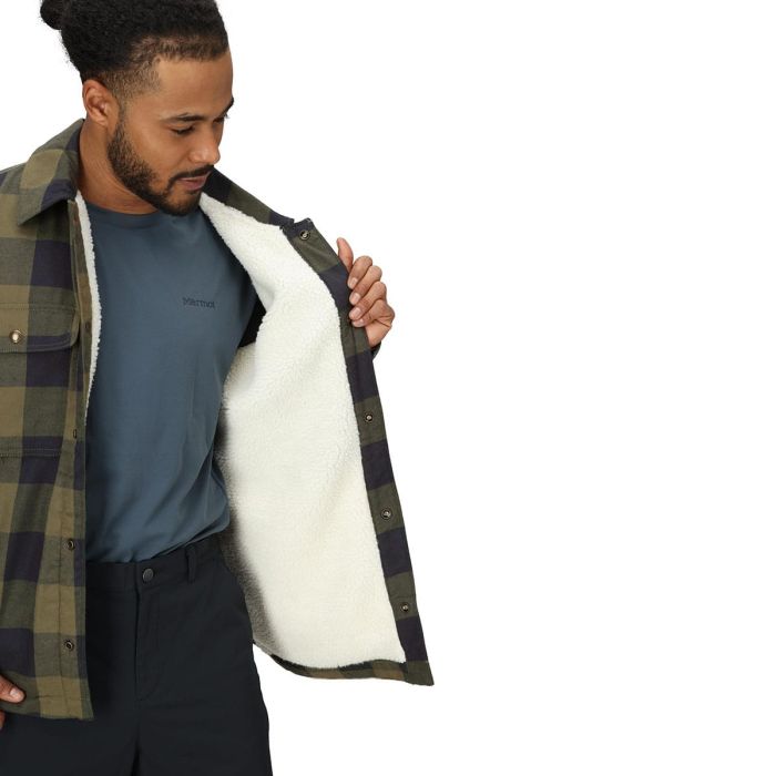Marmot Ridgefield Sherpa Flannel Geaca Barbati [11]