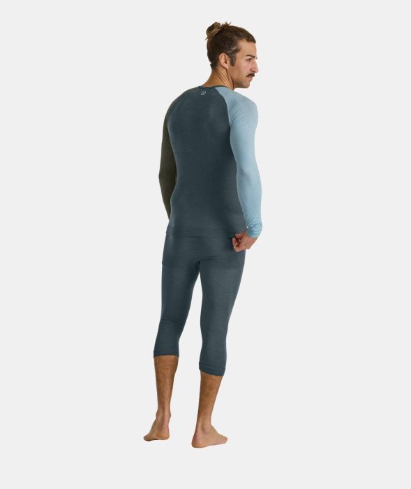 Ortovox 120 Competition Light Petrol Blue Bluza de Corp Merino Multisport Barbati [4]