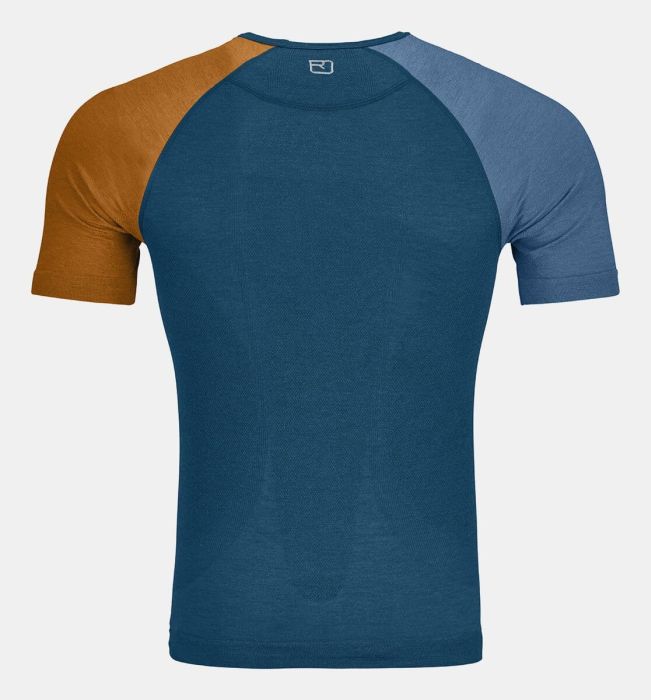 Ortovox 120 Competition Light Petrol Blue Tricou Merino Multisport Barbati [2]