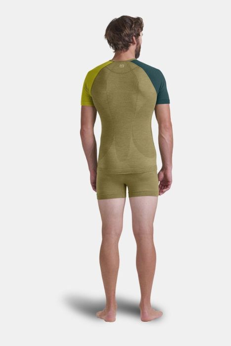 Ortovox 120 Competition Light Petrol Blue Tricou Merino Multisport Barbati [4]