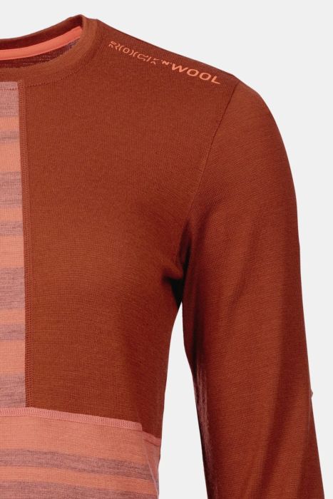 Ortovox 185 Rock'n'Wool Coral Bluza de Corp Merino Multisport Femei [3]