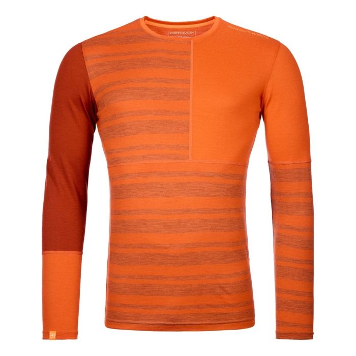 Ortovox 185 Rock'N'Wool Desert Orange Bluza de Corp Ski Barbati [1]