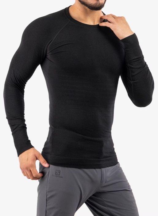 Ortovox 230 Competition Black Raven Bluza de Corp Merino Multisport Barbati [2]