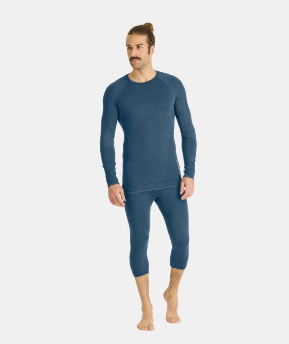 Ortovox 230 Competition Petrol Blue Bluza de Corp Merino Multisport Barbati [3]