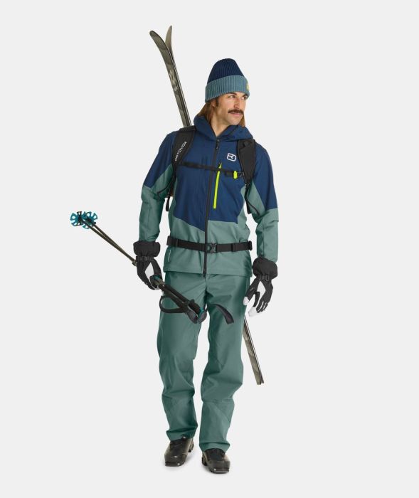 Ortovox Merino Freeride Wild Herbs Manusi Ski Barbati [3]