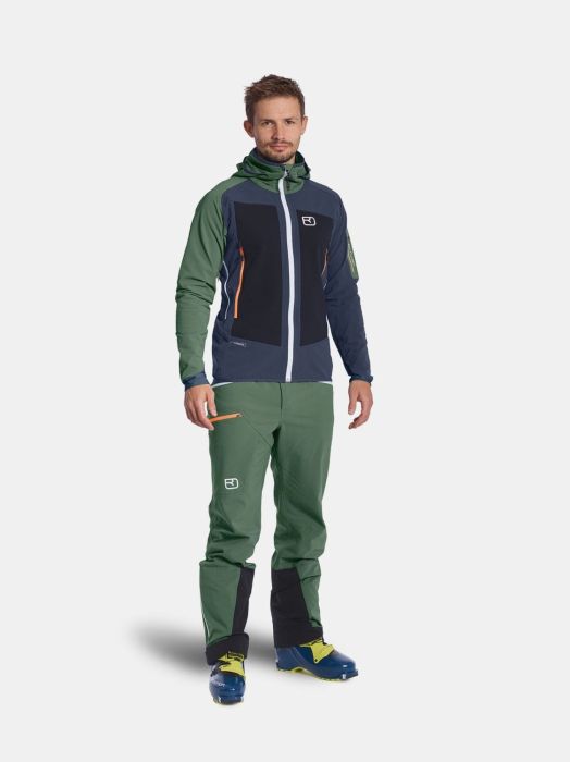 Ortovox Merino Naturetec Bacun Black Raven Pantaloni Ski Tura Barbati [2]