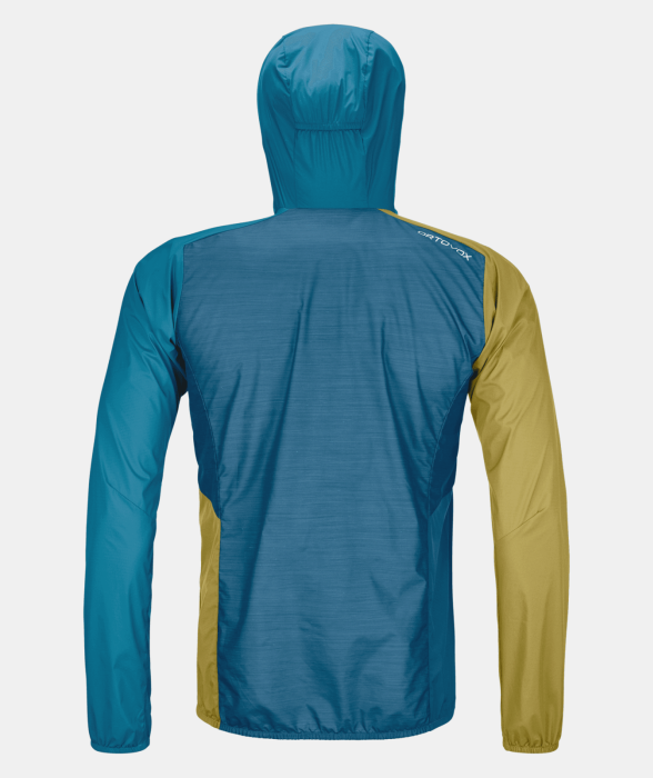 Ortovox Windbreaker Petrol Blue Geaca Drumetie Barbati [2]