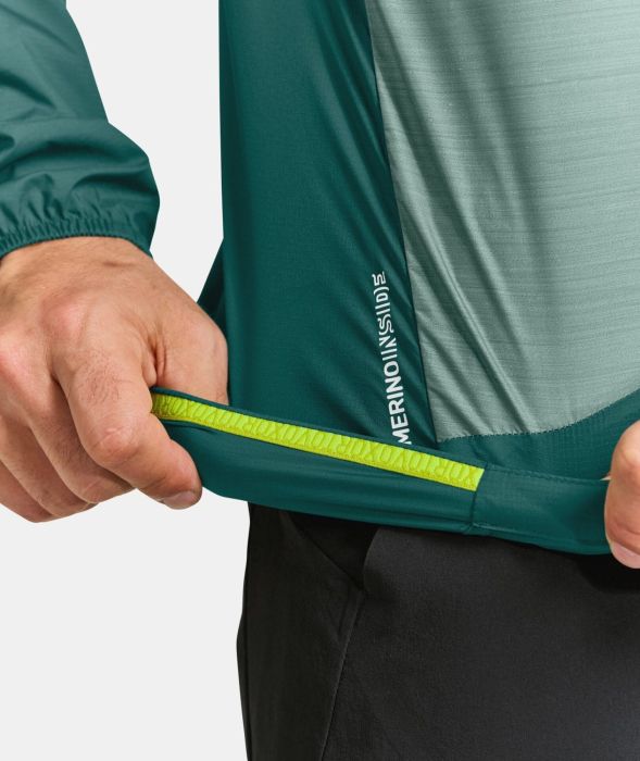 Ortovox Windbreaker Petrol Blue Geaca Drumetie Barbati [6]