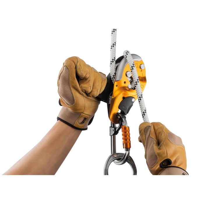 Petzl I'D S Yellow Coborator Autoblocant Alpinism [3]
