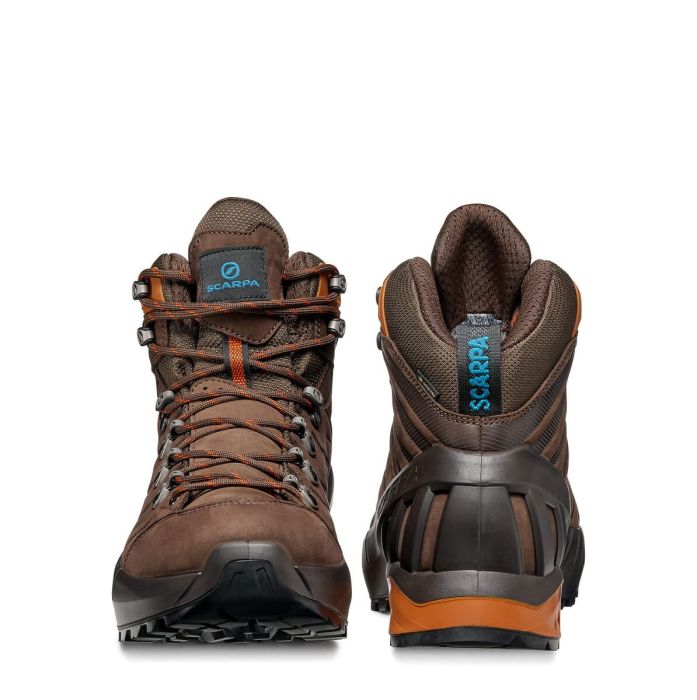 Scarpa Cyclone Gore-Tex Brown Rust Ghete Drumetie Barbati [4]