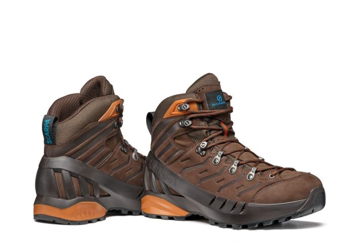 Scarpa Cyclone Gore-Tex Brown Rust Ghete Drumetie Barbati [7]