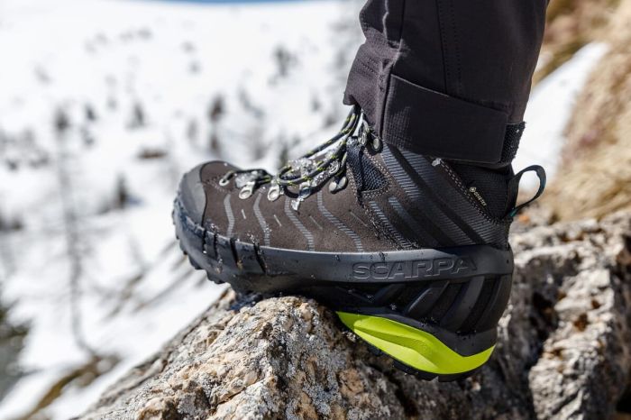 Scarpa Cyclone S Gore-Tex Shark Lime Ghete Drumetie Barbati [11]