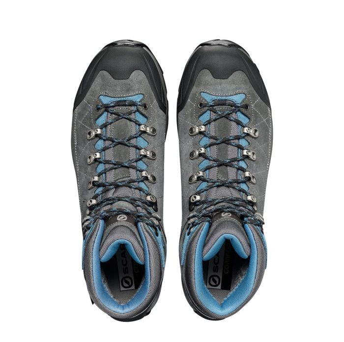 Scarpa Kailash Trek Gore-Tex Shark Gray Lake Blue Ghete Drumetie Femei [6]