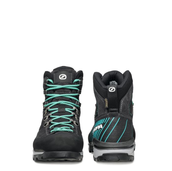 Scarpa Mescalito Trk Gore-Tex Wmn Dark Anthracite Tropical Green Bocanci Drumetie Femei [5]