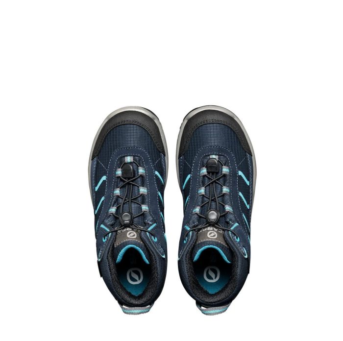 Scarpa Mistral Kid Gore-Tex Navy Turquoise Ghete Drumetie Copii [6]