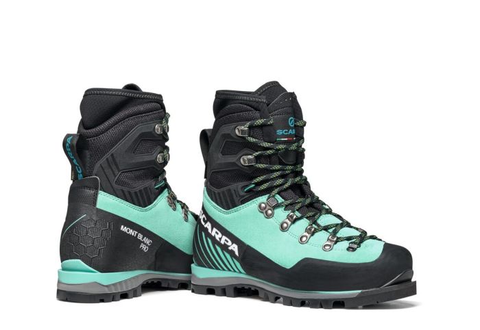 Scarpa Mont Blanc Pro Gore-Tex Wmn Green Blue Bocanci Alpinism Femei [7]