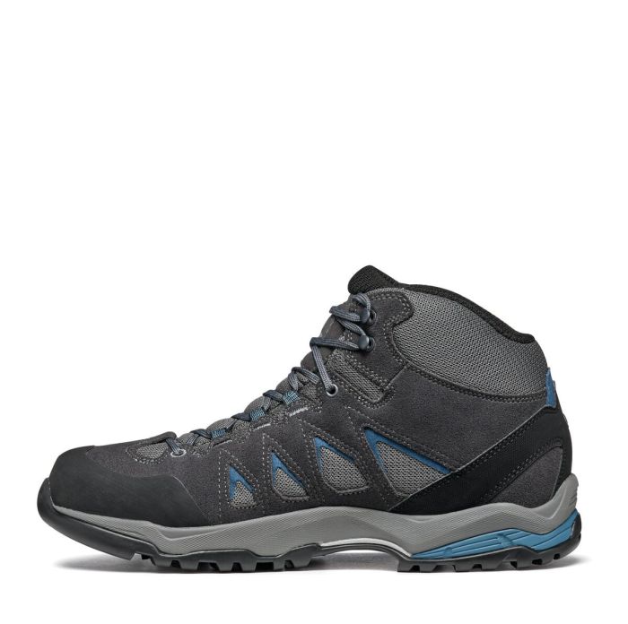 Scarpa Moraine Mid Gore-Tex Gray Storm Gray Lake Blue Ghete Drumetie Barbati [4]