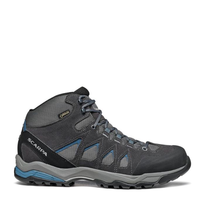 Scarpa Moraine Mid Gore-Tex Gray Storm Gray Lake Blue Ghete Drumetie Barbati [3]