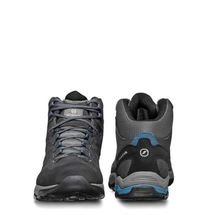 Scarpa Moraine Mid Gore-Tex Gray Storm Gray Lake Blue Ghete Drumetie Barbati [5]