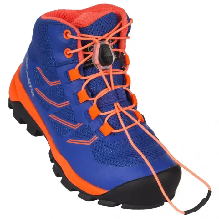 Scarpa Neutron Mid Kid Deep Blue Orange Fluo Ghete Drumetie Copii [2]