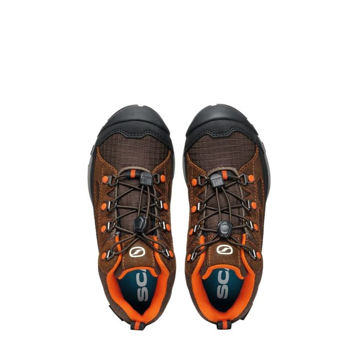 Scarpa Neutron Mid S Kid Gore-Tex Dark Brown Orange Ghete Drumetie Copii [5]