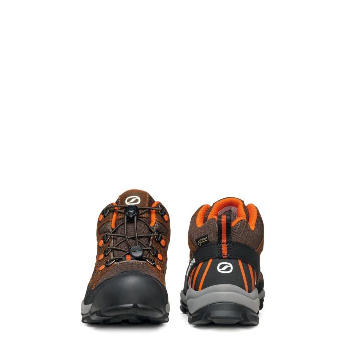 Scarpa Neutron Mid S Kid Gore-Tex Dark Brown Orange Ghete Drumetie Copii [4]