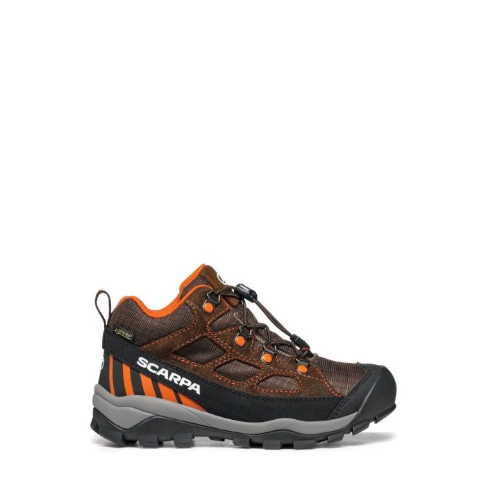Scarpa Neutron Mid S Kid Gore-Tex Dark Brown Orange Ghete Drumetie Copii [2]