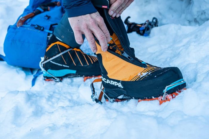 Scarpa Phantom Tech Hd Black Bright Orange Bocanci Alpinism Barbati [11]