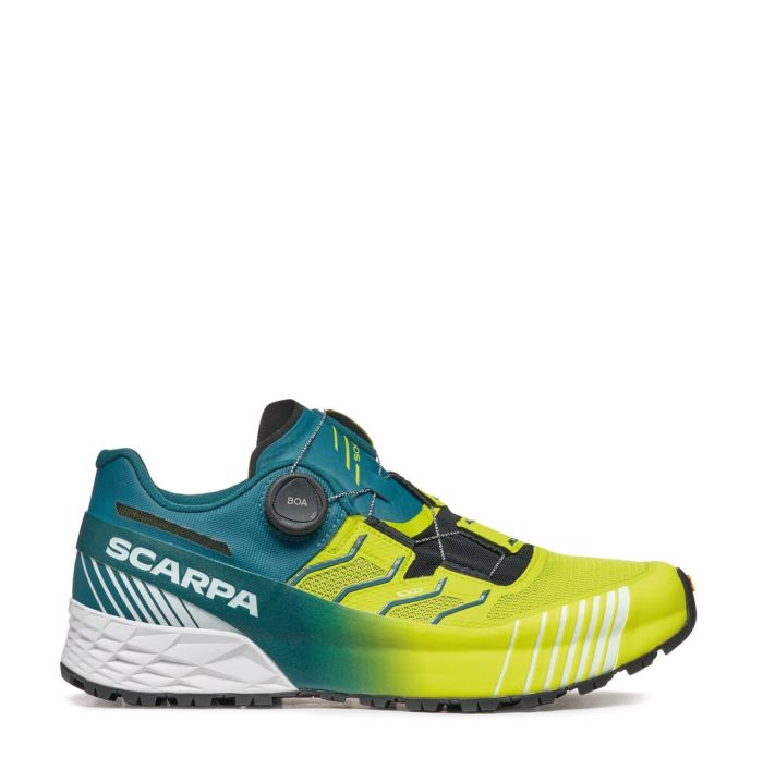 Scarpa Ribelle Run Kalibra Ht Lime Green Deep Lagoon Pantofi Alergare Montana Barbati [2]