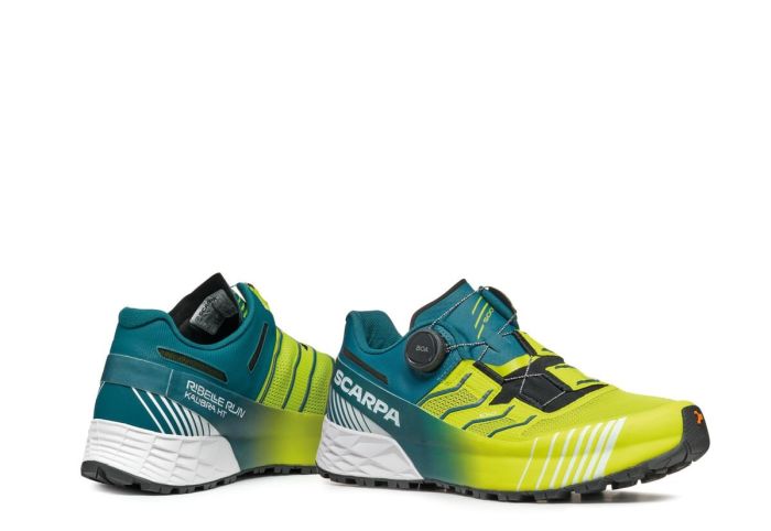 Scarpa Ribelle Run Kalibra Ht Lime Green Deep Lagoon Pantofi Alergare Montana Barbati [7]