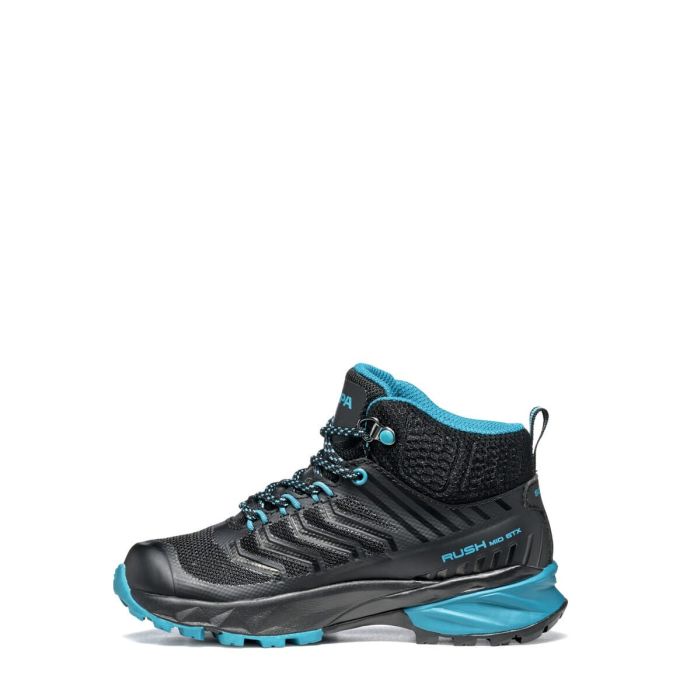 Scarpa Rush Mid Kid Gore-Tex Black Ottanio Ghete Drumetie Copii [3]