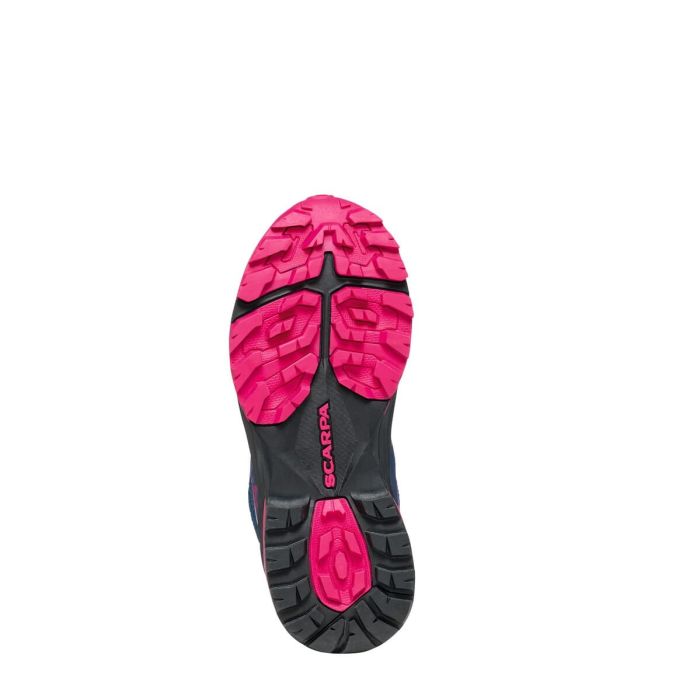 Scarpa Rush Mid Kid Gore-Tex Blue Fluxia Ghete Drumetie Copii [5]