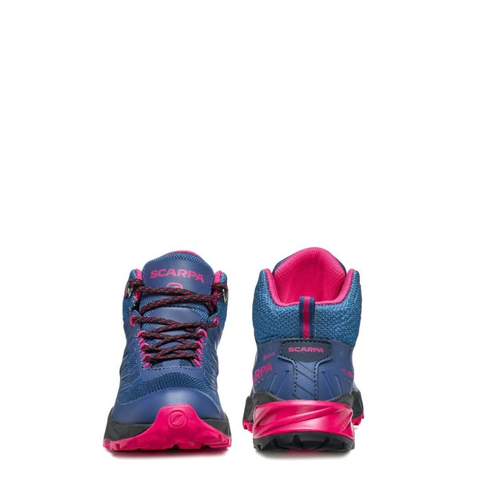 Scarpa Rush Mid Kid Gore-Tex Blue Fluxia Ghete Drumetie Copii [4]