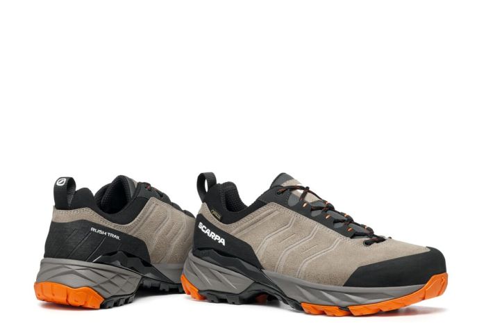 Scarpa Rush Trail Gore-Tex Taupe Mango Pantofi Drumetie Barbati [6]