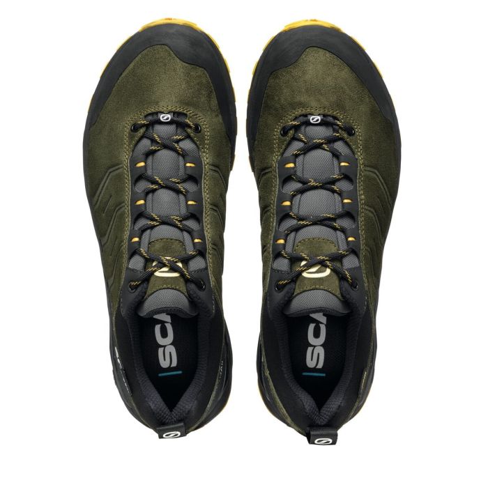 Scarpa Rush Trail Gore-Tex Thyme Green Mustard Pantofi Drumetie Barbati [5]