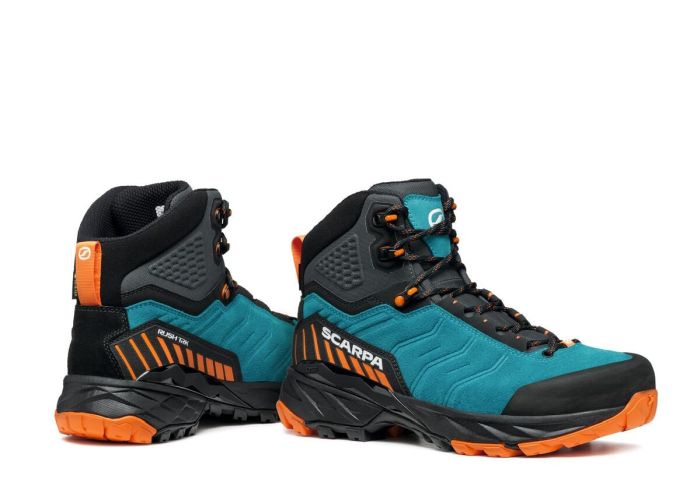 Scarpa Rush Trk Gore-Tex Pagoda Blue Mango Bocanci Drumetie Barbati [8]