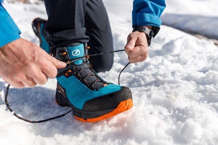 Scarpa Rush Trk Gore-Tex Pagoda Blue Mango Bocanci Drumetie Femei [9]
