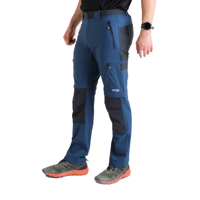 Pantaloni Drumetie Barbati Sphere Pro Kingston Azul Indigo Carbon Gris [2]